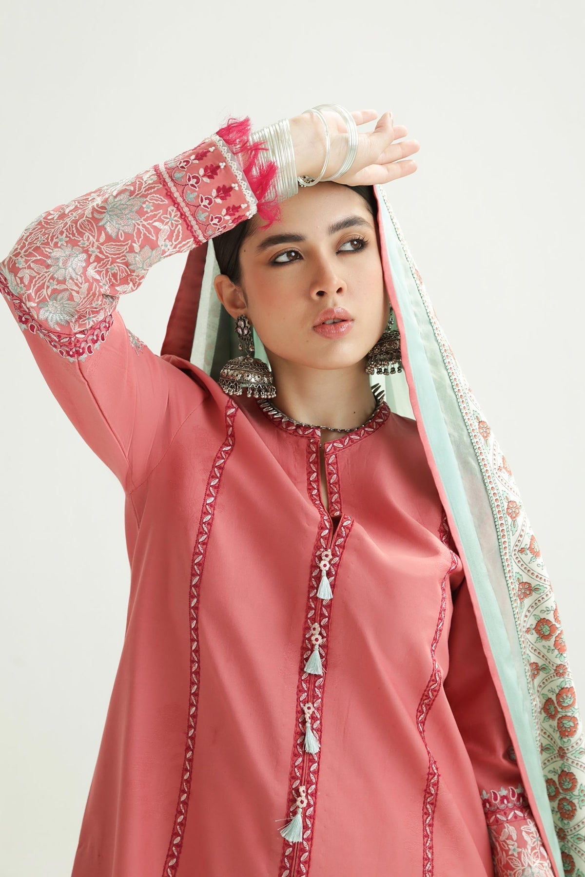 Zara Shahjahan | Luxury Lawn 24 | SANDAL-10B by Zara Shahjahan - Designer Dress - Type: Ladies Clothes - Available at Libayah - 100% Original