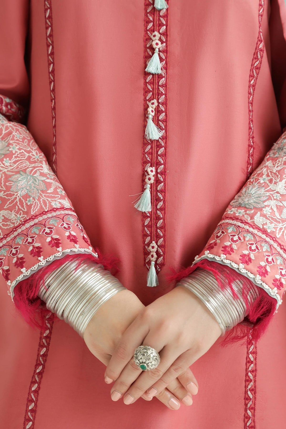 Zara Shahjahan | Luxury Lawn 24 | SANDAL-10B by Zara Shahjahan - Designer Dress - Type: Ladies Clothes - Available at Libayah - 100% Original