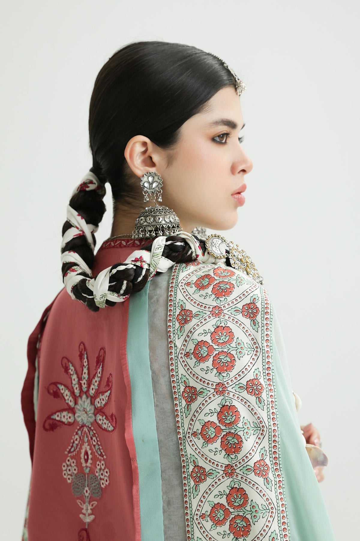 Zara Shahjahan | Luxury Lawn 24 | SANDAL-10B by Zara Shahjahan - Designer Dress - Type: Ladies Clothes - Available at Libayah - 100% Original