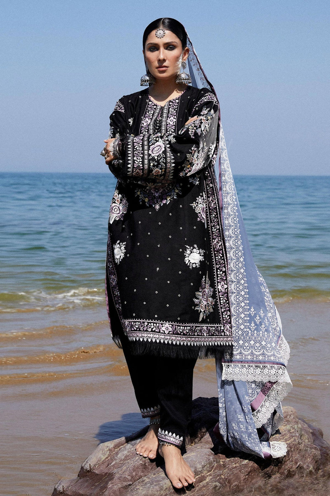 Zara Shahjahan | Luxury Lawn 24 | SIFFA-4B by Zara Shahjahan - Designer Dress - Type: Ladies Clothes - Available at Libayah - 100% Original
