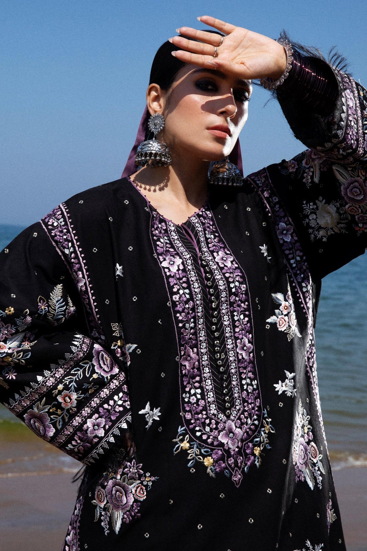 Zara Shahjahan | Luxury Lawn 24 | SIFFA-4B by Zara Shahjahan - Designer Dress - Type: Ladies Clothes - Available at Libayah - 100% Original
