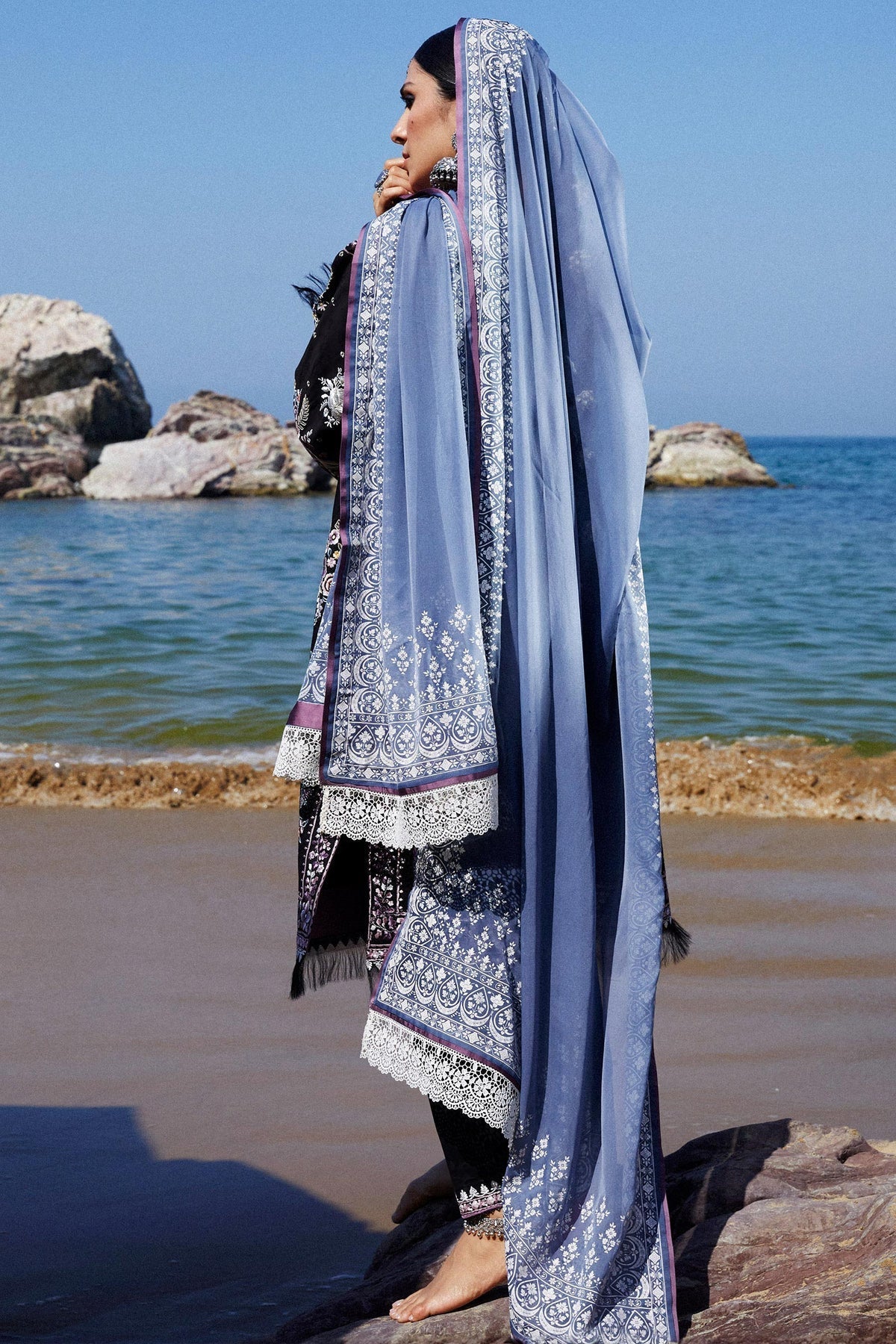 Zara Shahjahan | Luxury Lawn 24 | SIFFA-4B by Zara Shahjahan - Designer Dress - Type: Ladies Clothes - Available at Libayah - 100% Original
