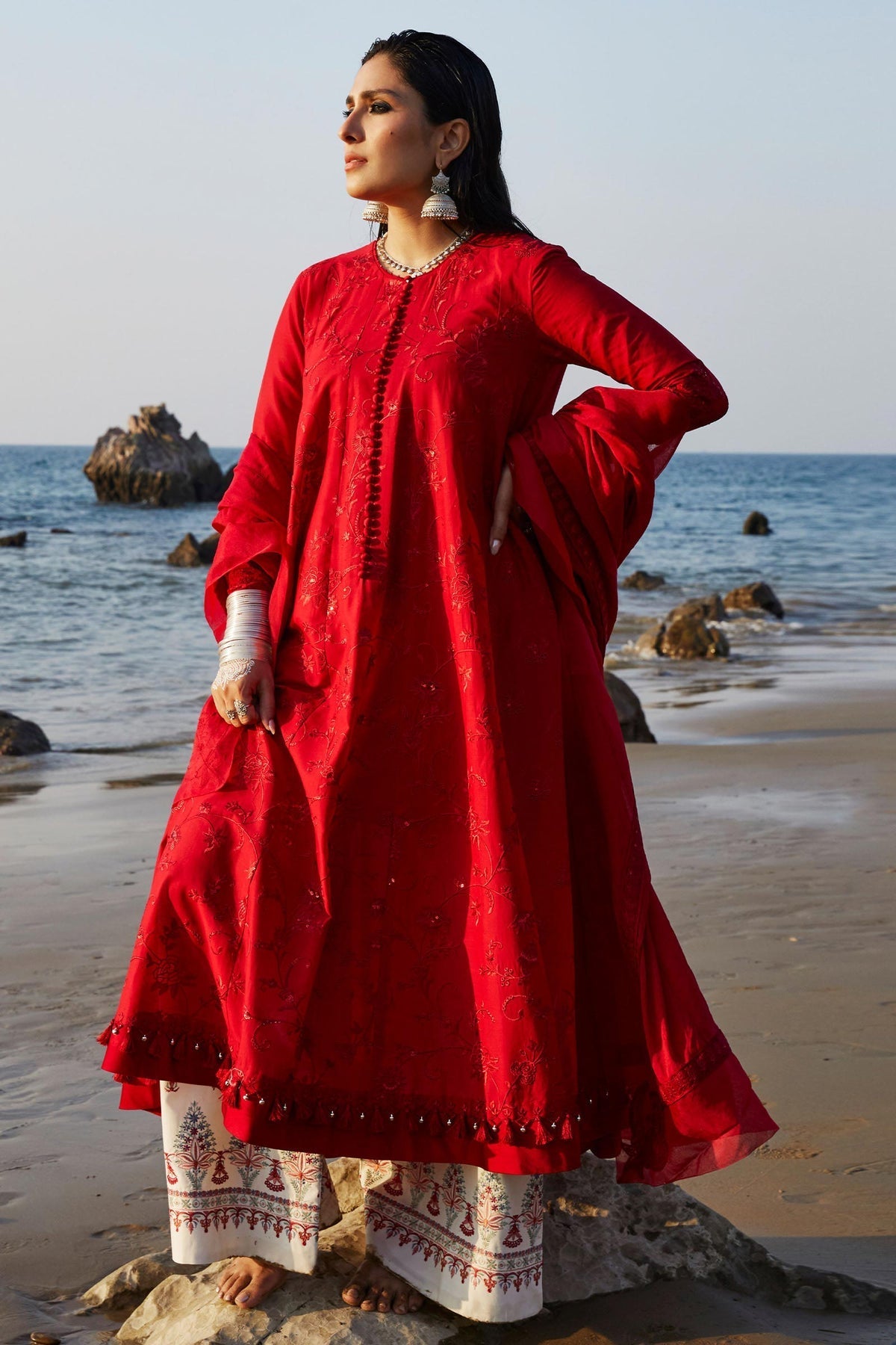 Zara Shahjahan | Luxury Lawn 24 | DEENA-12A by Zara Shahjahan - Designer Dress - Type: Ladies Clothes - Available at Libayah - 100% Original