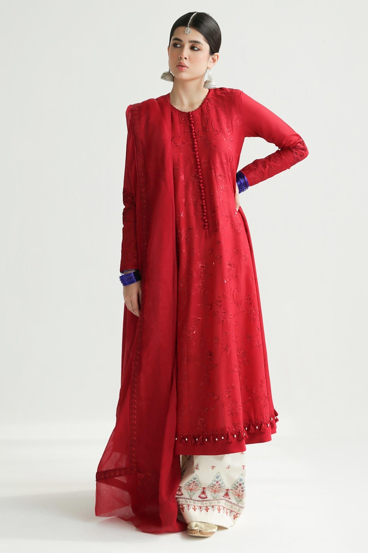 Zara Shahjahan | Luxury Lawn 24 | DEENA-12A by Zara Shahjahan - Designer Dress - Type: Ladies Clothes - Available at Libayah - 100% Original