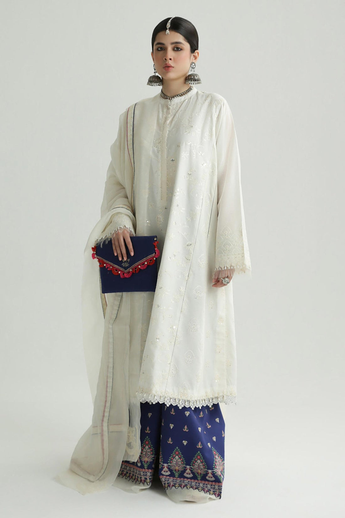 Zara Shahjahan | Luxury Lawn 24 | DEENA-12B by Zara shahjahan - Designer Dress - Type: Ladies Clothes - Available at Libayah - 100% Original