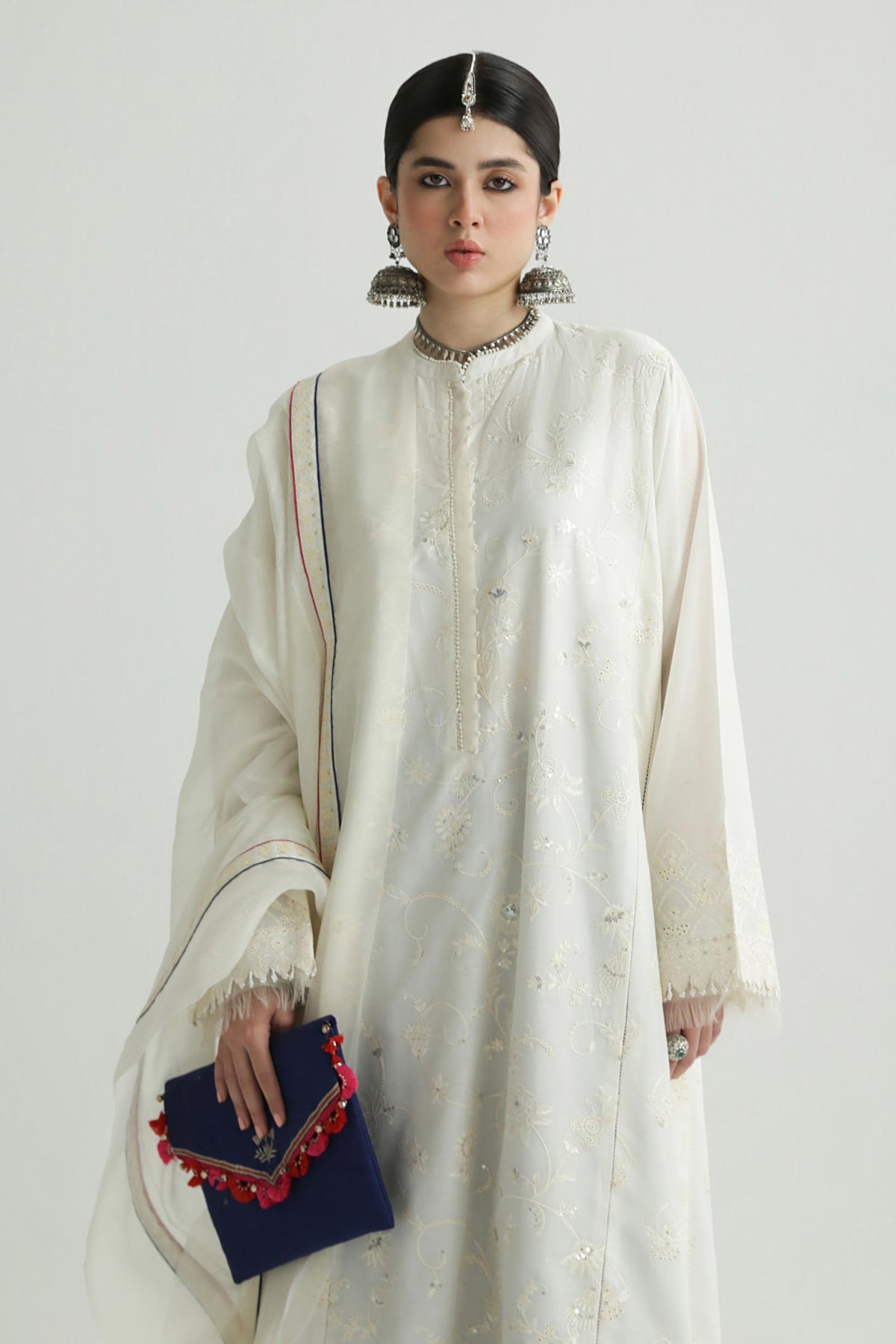 Zara Shahjahan | Luxury Lawn 24 | DEENA-12B by Zara shahjahan - Designer Dress - Type: Ladies Clothes - Available at Libayah - 100% Original