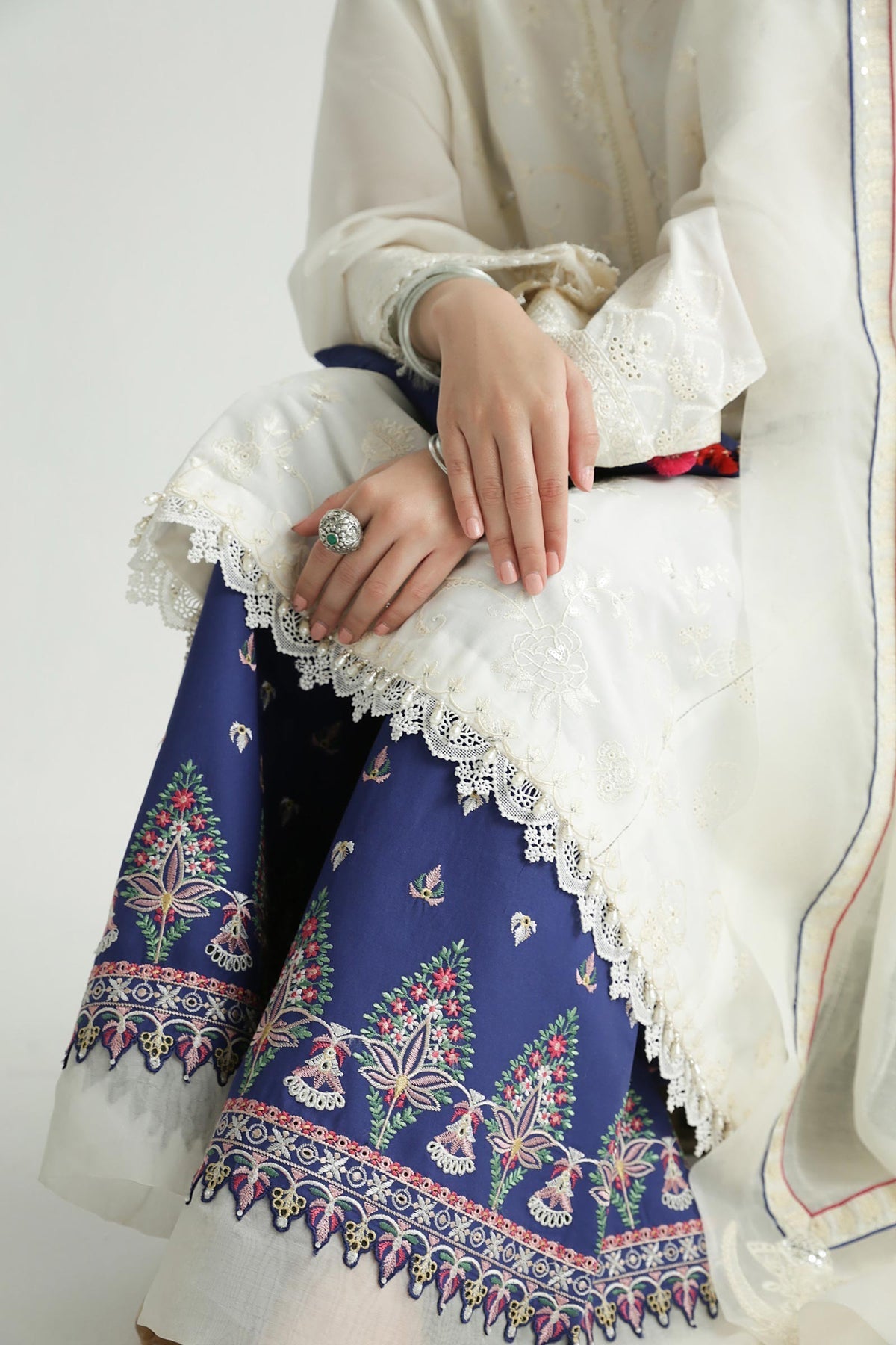 Zara Shahjahan | Luxury Lawn 24 | DEENA-12B by Zara shahjahan - Designer Dress - Type: Ladies Clothes - Available at Libayah - 100% Original