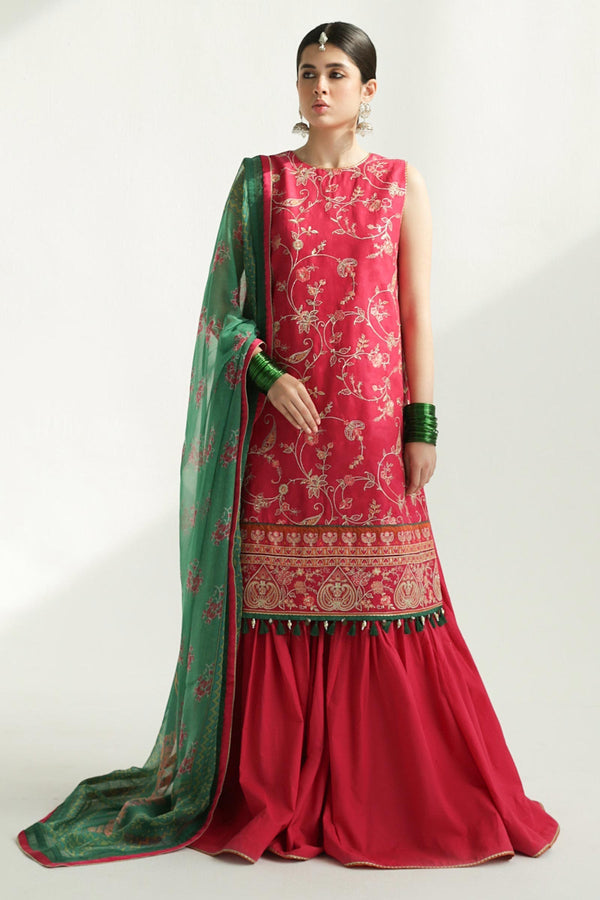 Zara Shahjahan | Luxury Lawn 24 | KORINA-3B by Zara Shahjahan - Designer Dress - Type: Ladies Clothes - Available at Libayah - 100% Original