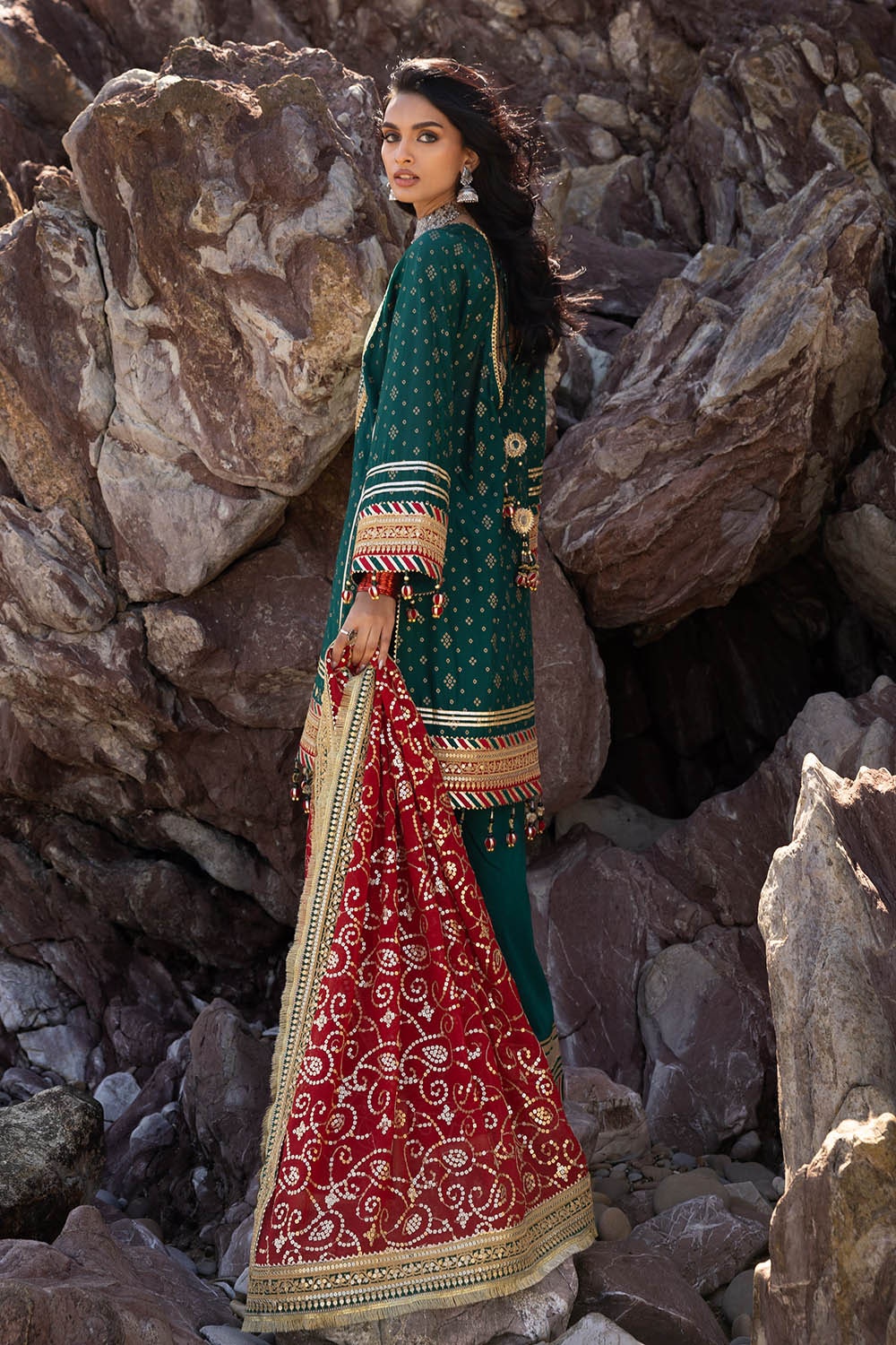 Gul Ahmed | Chunri Lawn 25 | BM-52024 by Gul Ahmed - Designer Dress - Type: Ladies Clothes - Available at Libayah - 100% Original