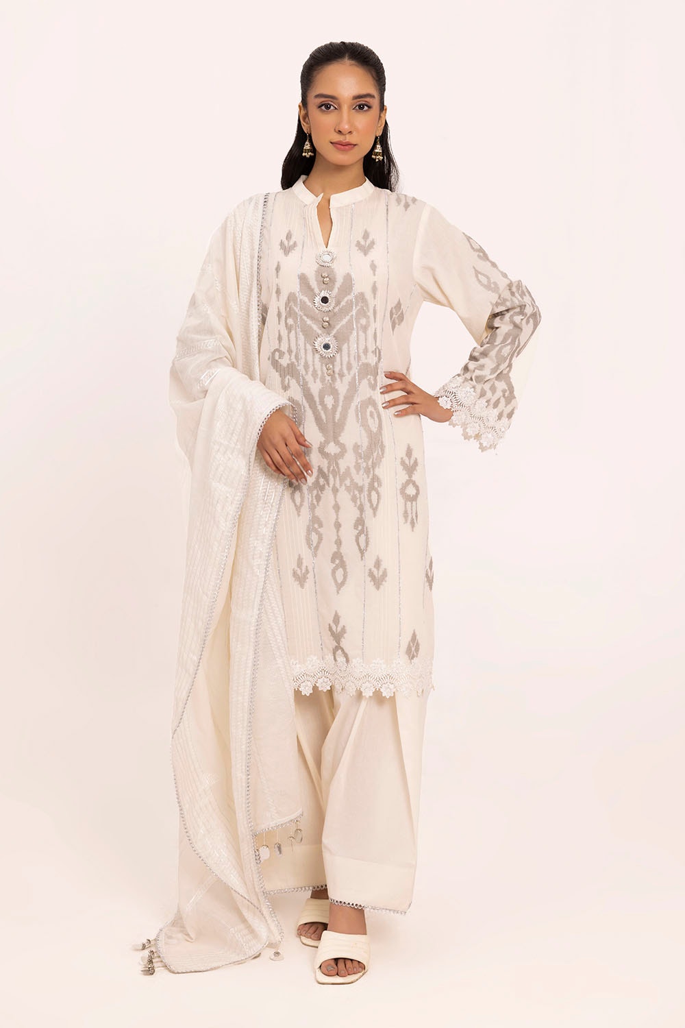 Gul Ahmed | Taara 25 | MJ-52003 by Gul Ahmed - Designer Dress - Type: Ladies Clothes - Available at Libayah - 100% Original