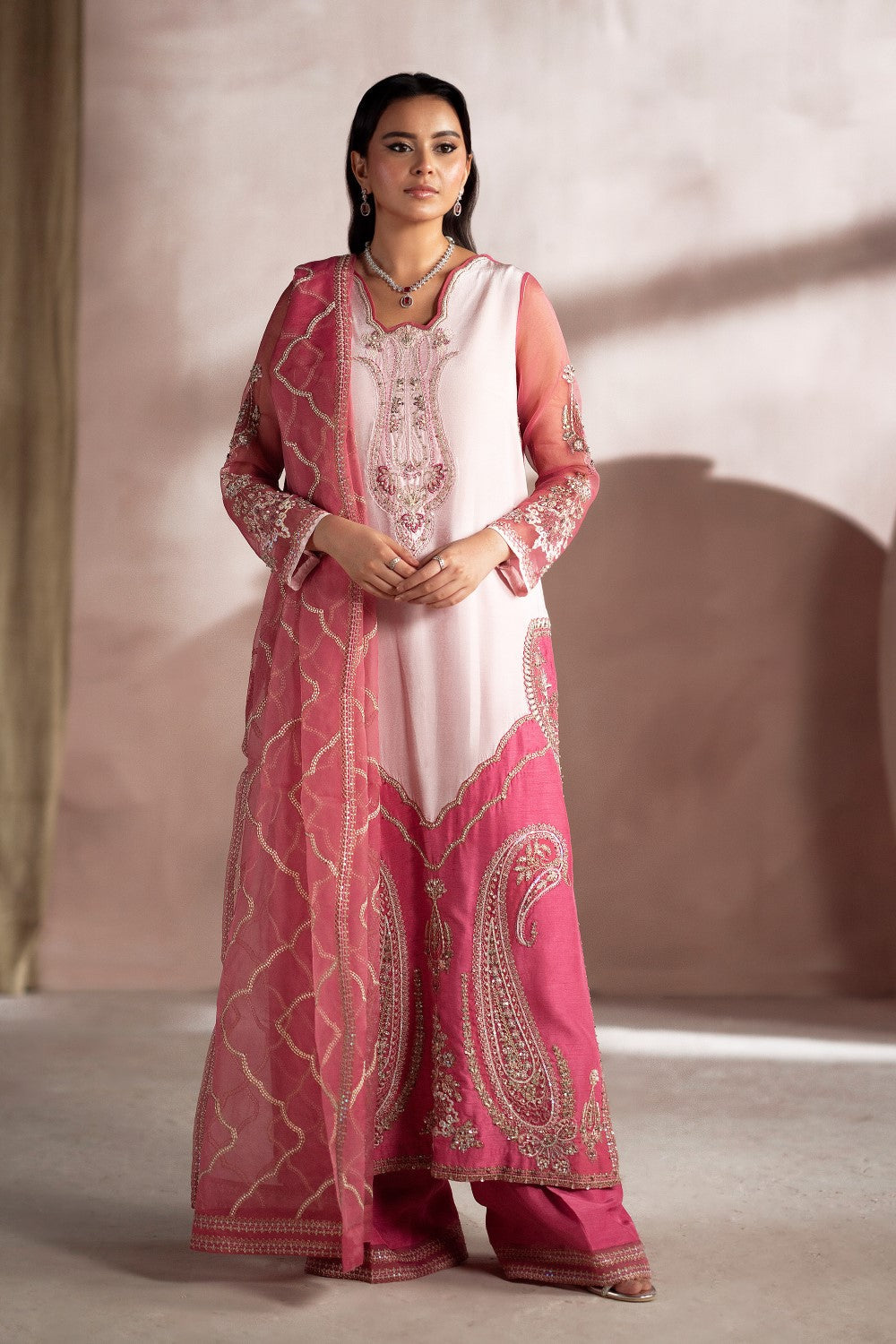 Maryum N Maria | Luna Formals | ZARI by Maryum N Maria - Designer Dress - Type: Ladies Clothes - Available at Libayah - 100% Original
