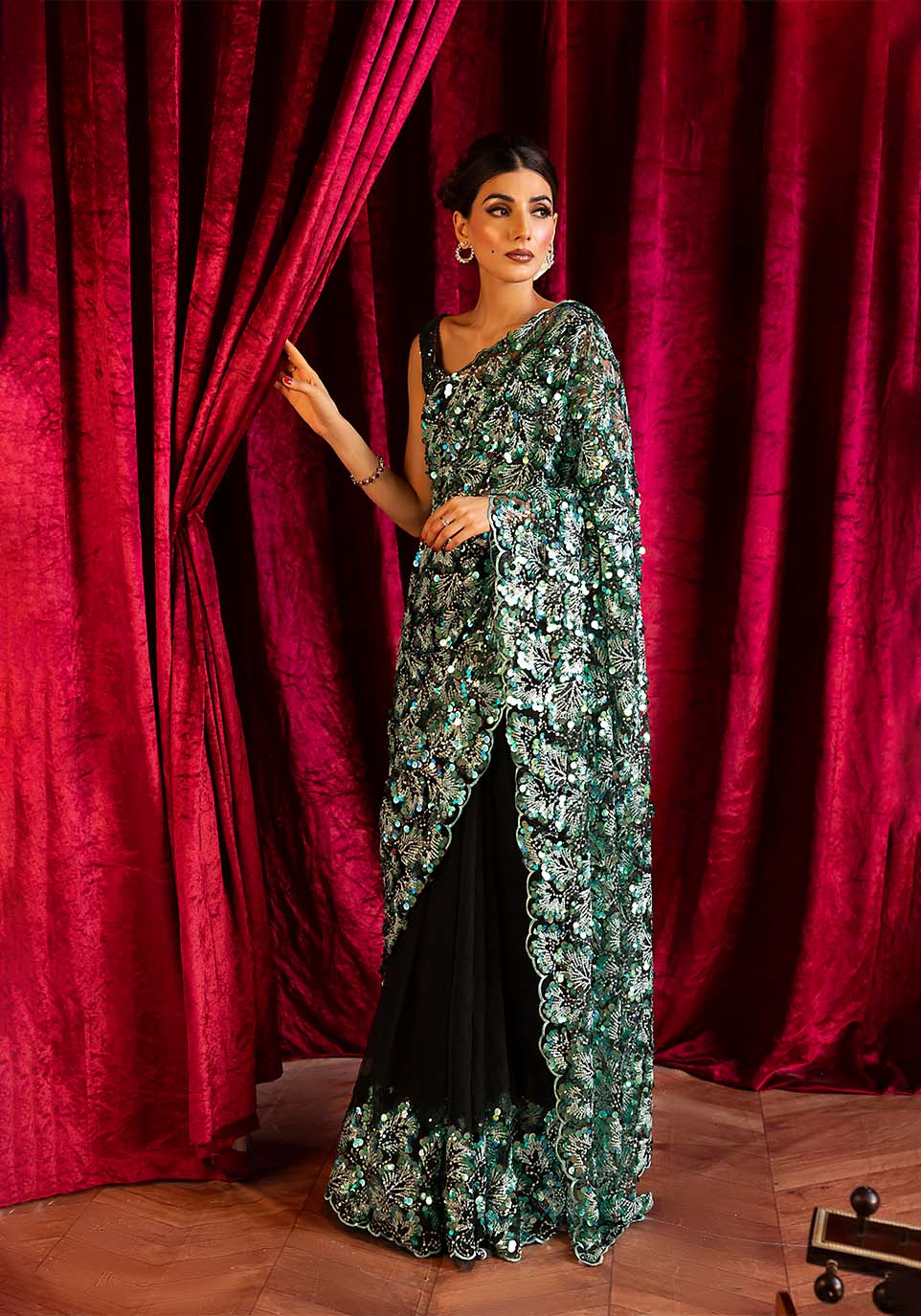 Zarqash | Bling Series | VERDANT by Zarqash - Designer Dress - Type: Ladies Clothes - Available at Libayah - 100% Original