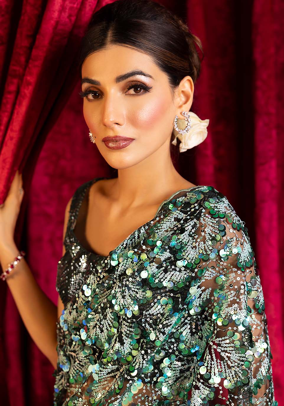 Zarqash | Bling Series | VERDANT by Zarqash - Designer Dress - Type: Ladies Clothes - Available at Libayah - 100% Original