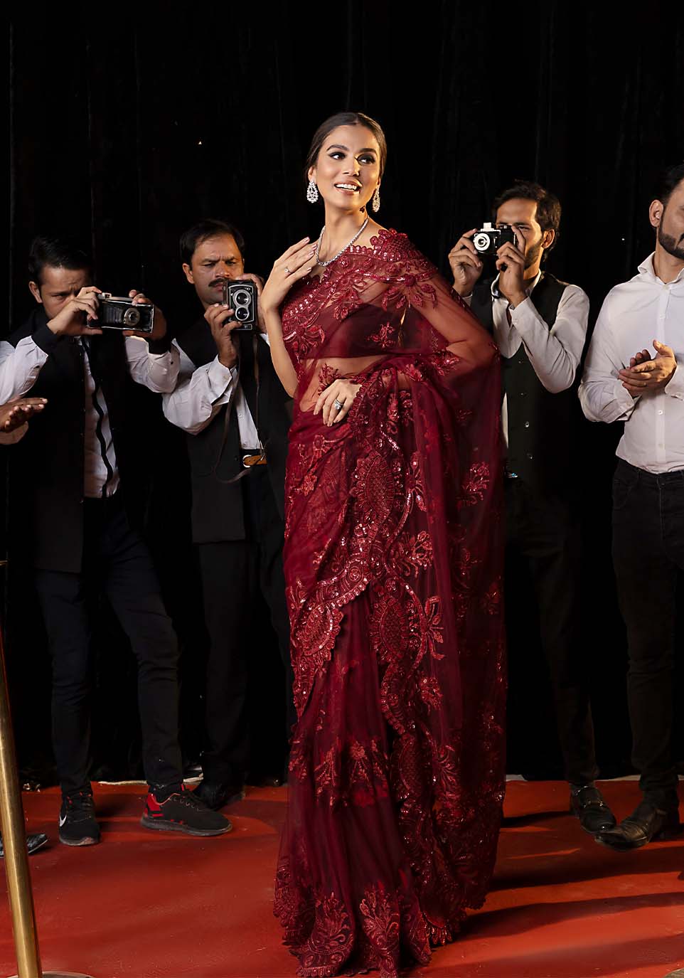 Zarqash | Bling Series | GARNET by Zarqash - Designer Dress - Type: Ladies Clothes - Available at Libayah - 100% Original