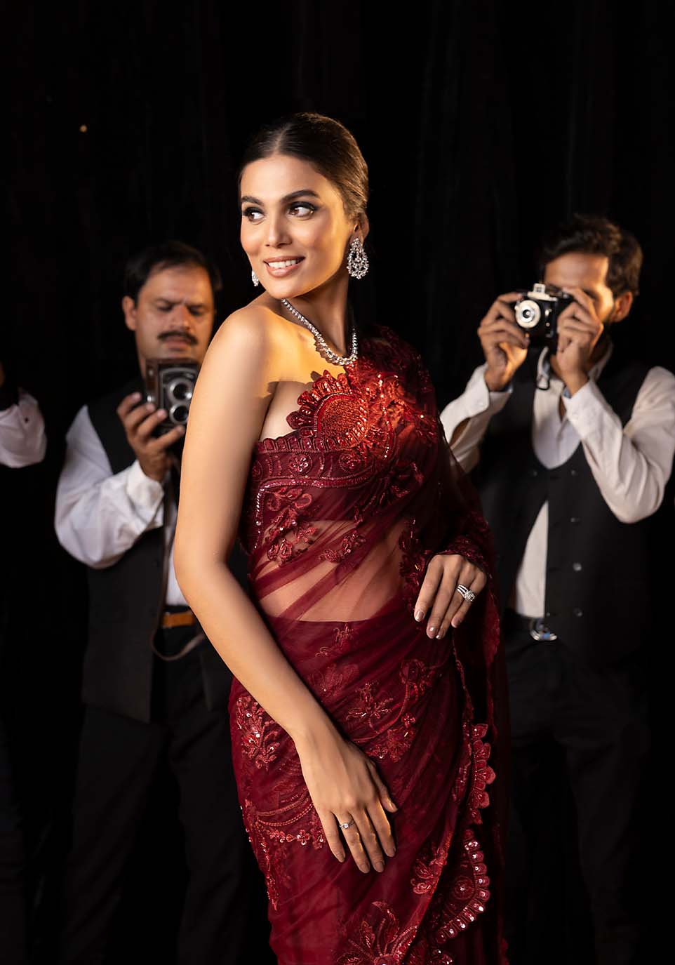 Zarqash | Bling Series | GARNET by Zarqash - Designer Dress - Type: Ladies Clothes - Available at Libayah - 100% Original