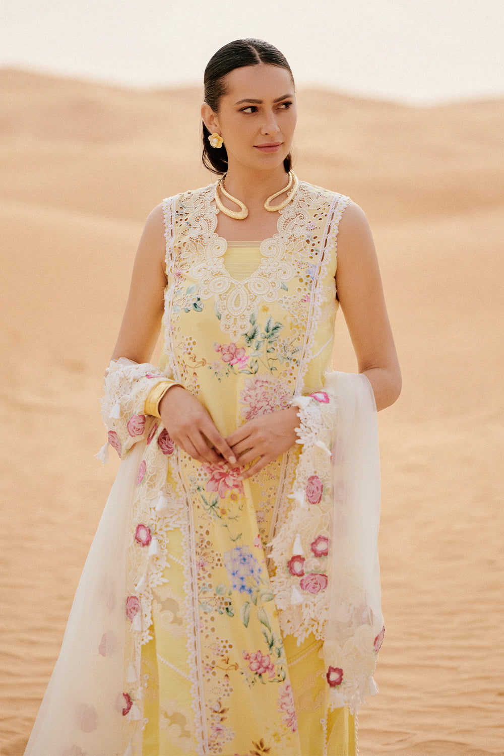 Saira Rizwan | Luxury Lawn 26 | AREZOU-SRL26-04 by Saira Rizwan - Designer Dress  - Type : Ladies Clothes - Available at Libayah - 100% Original 