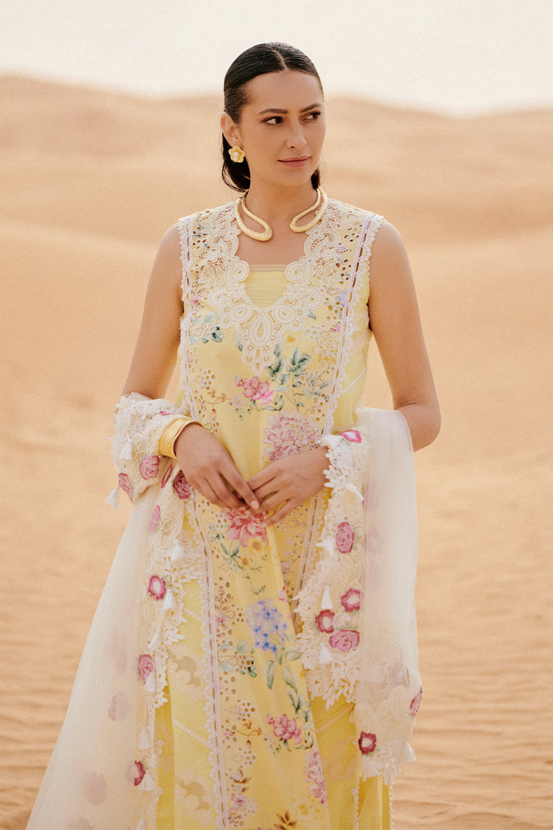 Saira Rizwan | Luxury Lawn 26 | AREZOU-SRL26-04 by Saira Rizwan - Designer Dress  - Type : Ladies Clothes - Available at Libayah - 100% Original 